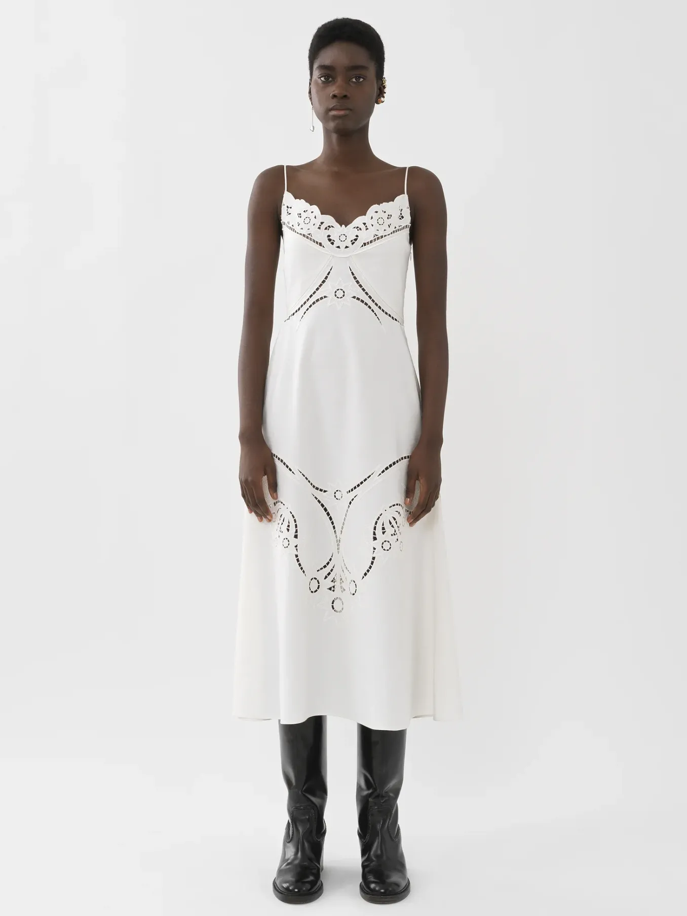 Robes-Chloé Robe Lingerie Iconic Milk