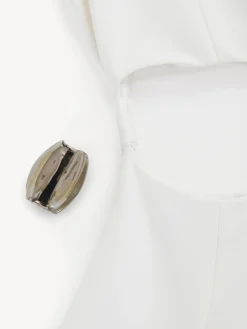 Robes-Chloé Robe Longue Sans Manches Blanc