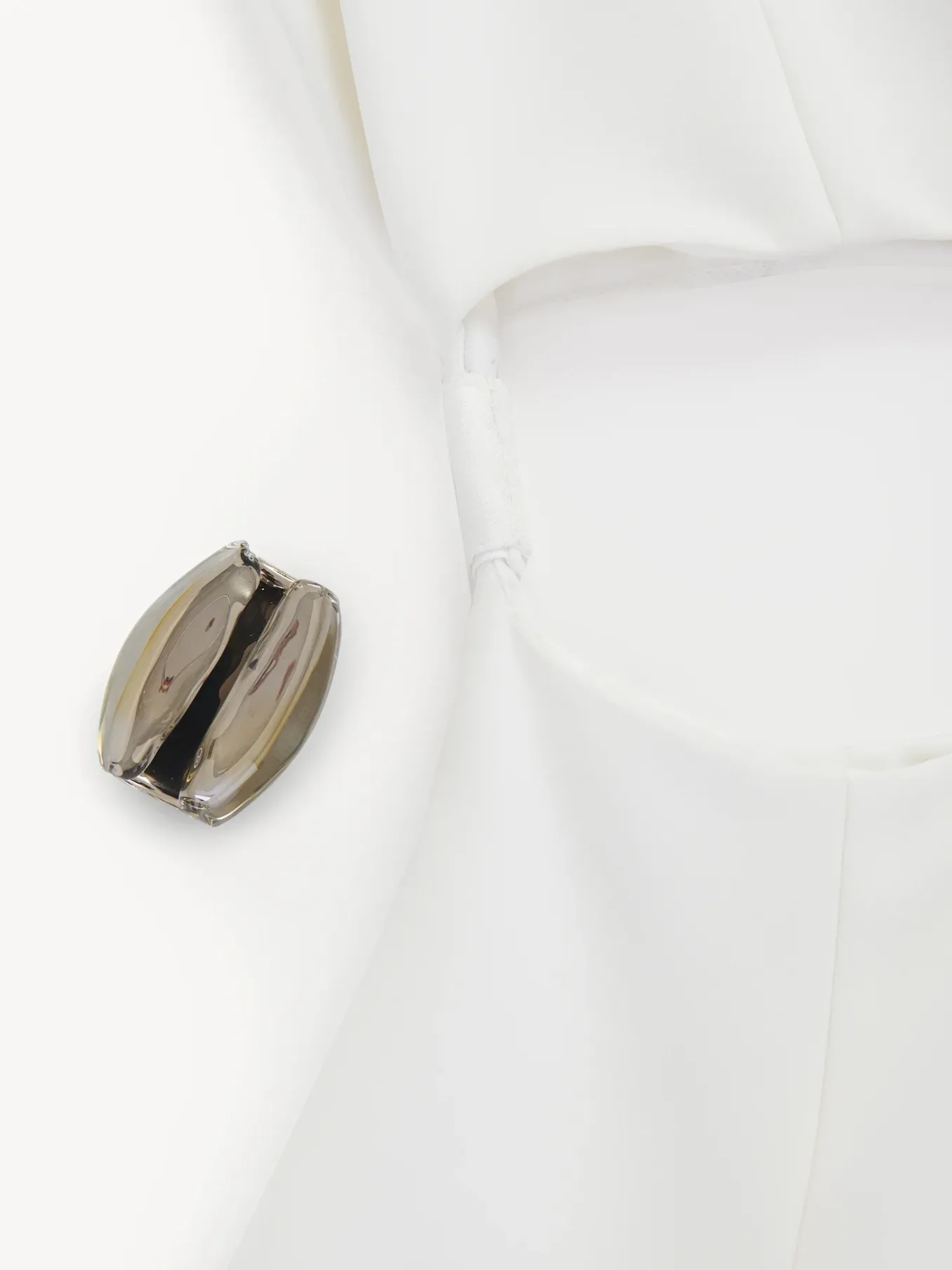 Robes-Chloé Robe Longue Sans Manches Blanc