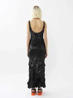 Robes-Chloé Robe Longue Sans Manches Noir