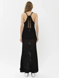 Robes-Chloé Robe Longue Sans Manches Noir