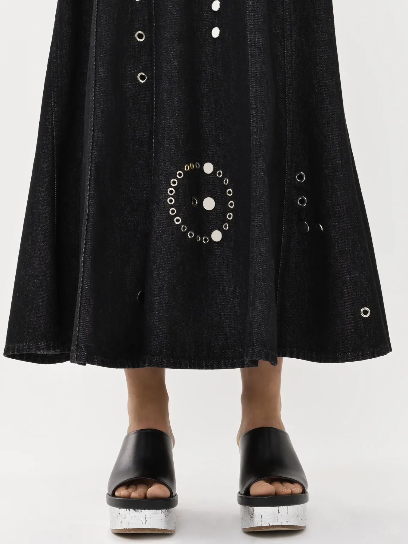 Robes-Chloé Robe Longue Sans Manches Noir