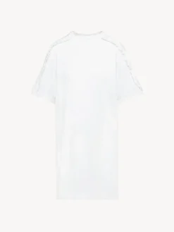 Vêtements-Chloé Robe T-Shirt Blanc