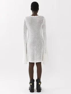 Robes-Chloé Robe Tunique Courte Iconic Milk