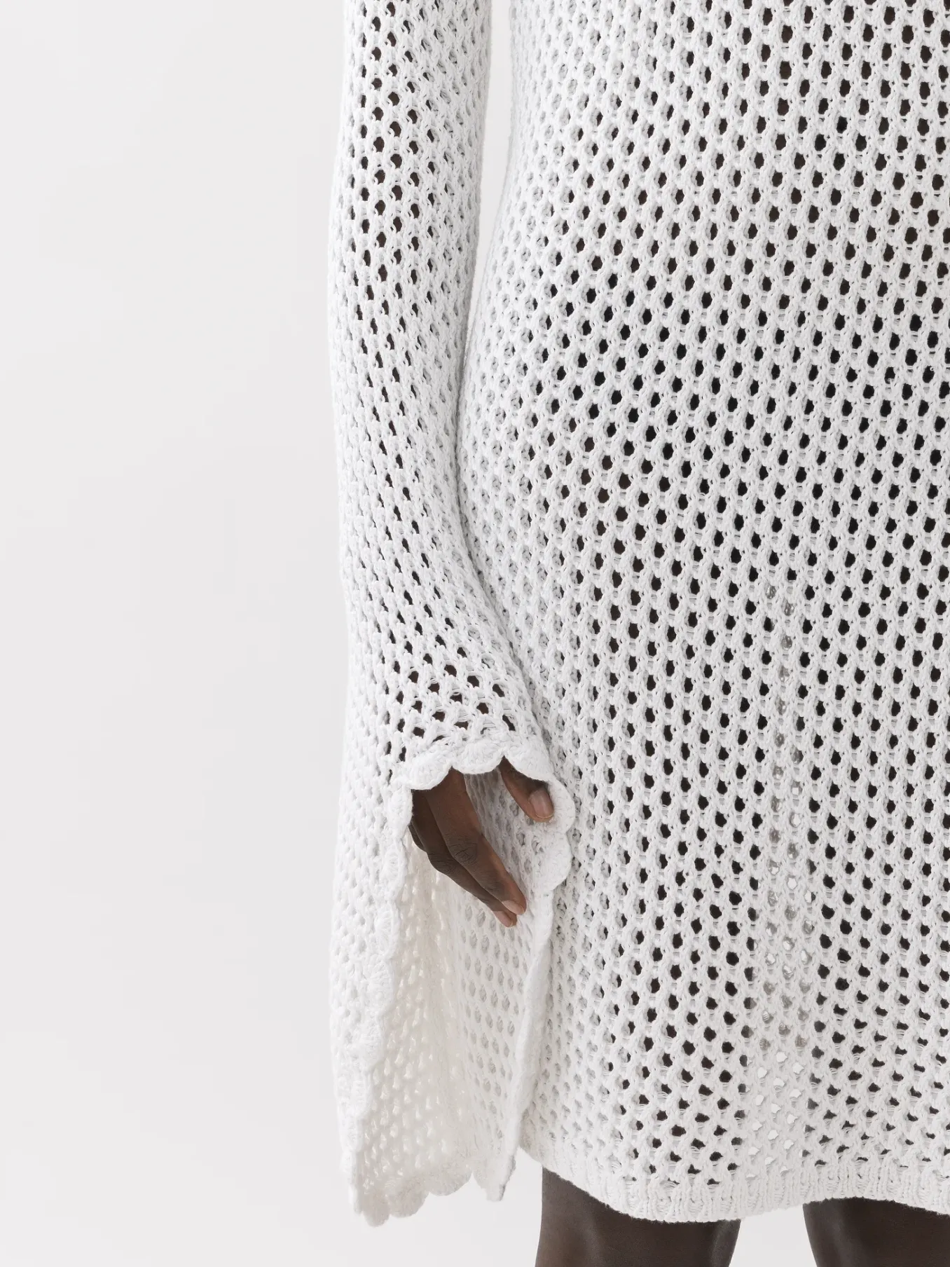 Robes-Chloé Robe Tunique Courte Iconic Milk