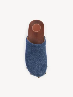 Denim-Chloé Sabots Aurna Denim