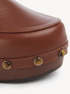 Mocassins Et Chaussures Plates-Chloé Sabots Aurna Ochre Delight