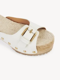 Sandales Et Espadrilles-Chloé Sabots Joline Gesso
