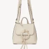 Sacs À Dos-Chloé Sac A Dos Joan Cement Beige