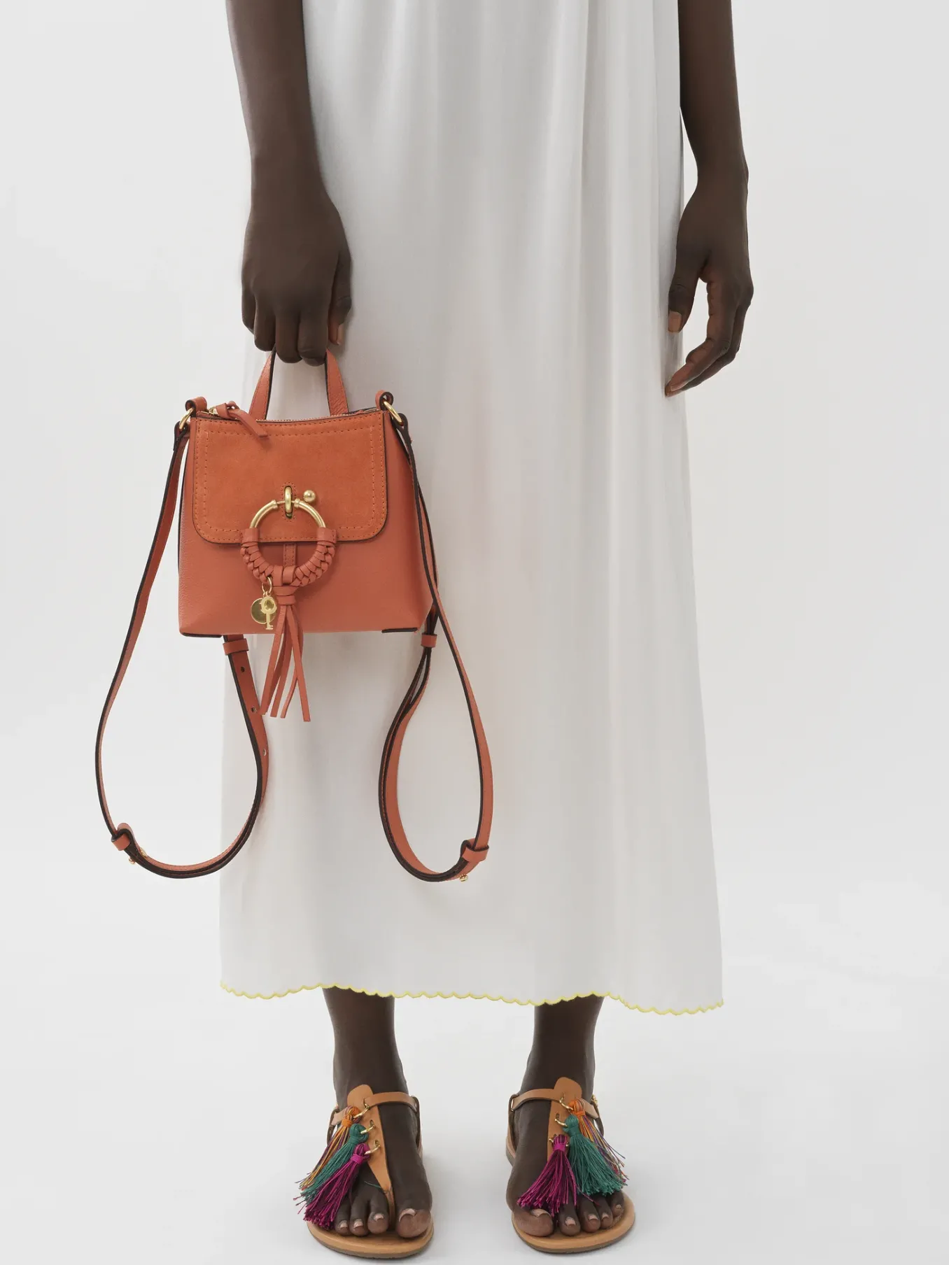Sacs À Bandoulière-Chloé Sac A Dos Joan Tan Apricot