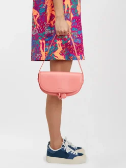 Sacs Porté Épaule-Chloé Sac Baguette Mara Sunset Pink