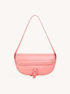 Sacs Porté Épaule-Chloé Sac Baguette Mara Sunset Pink