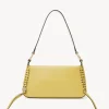 Sacs Porté Épaule-Chloé Sac Baguette Tilda Retro Yellow