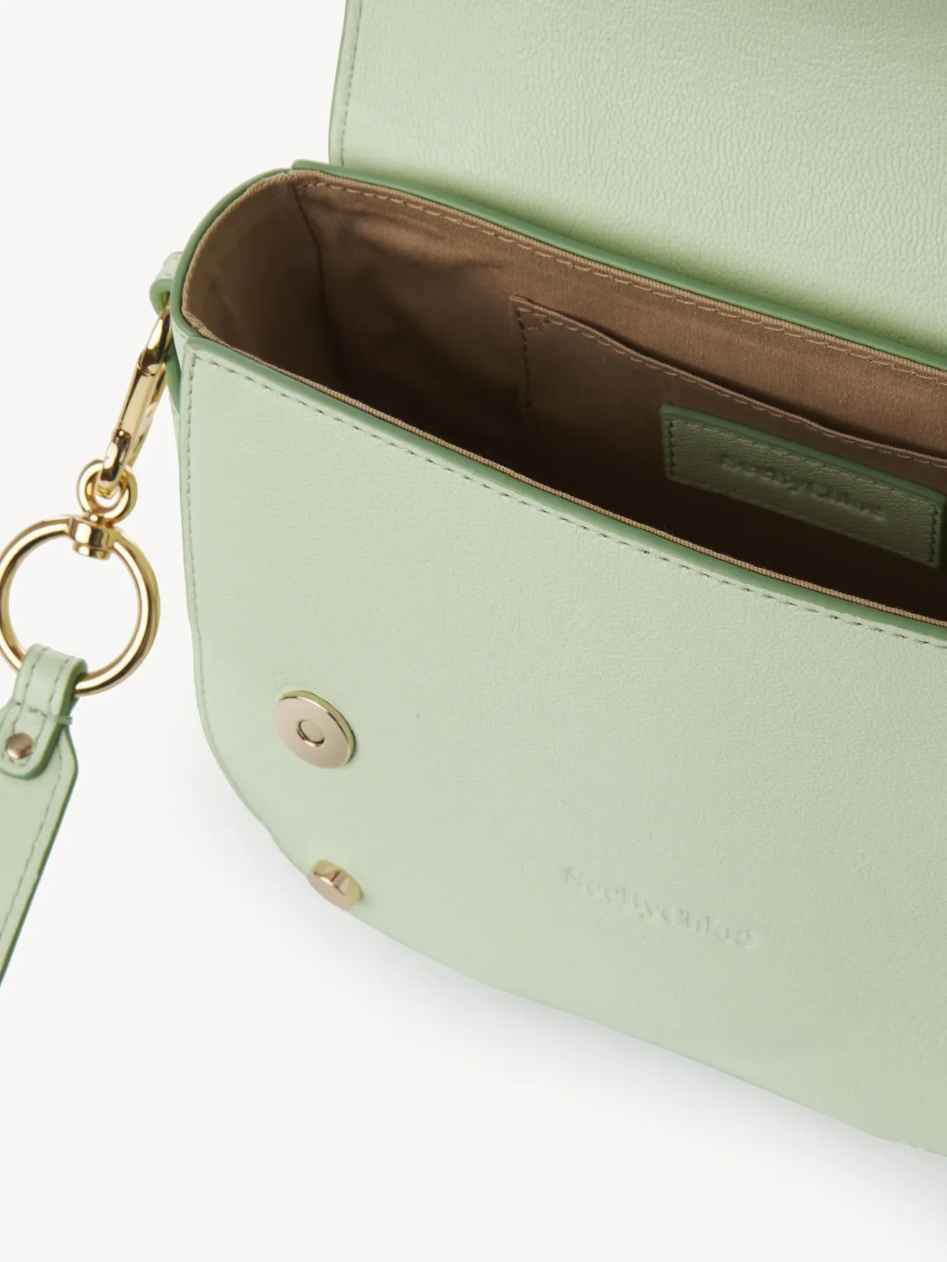 Sacs Porté Épaule-Chloé Sac Bandoulière Mara Pastel Green