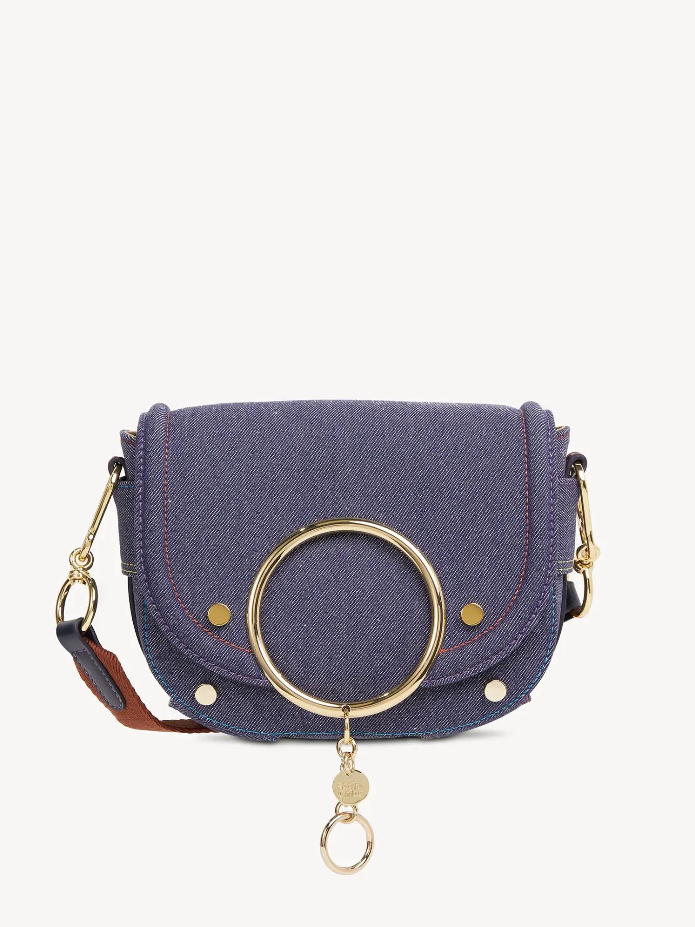Sacs Porté Épaule-Chloé Sac Bandoulière Mara Denim
