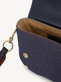 Sacs Porté Épaule-Chloé Sac Bandoulière Mara Denim