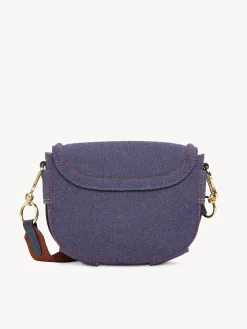Sacs Porté Épaule-Chloé Sac Bandoulière Mara Denim