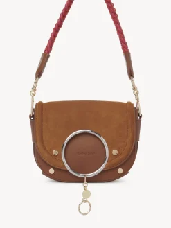 Sacs Porté Épaule-Chloé Sac Bandoulière Mara Caramello