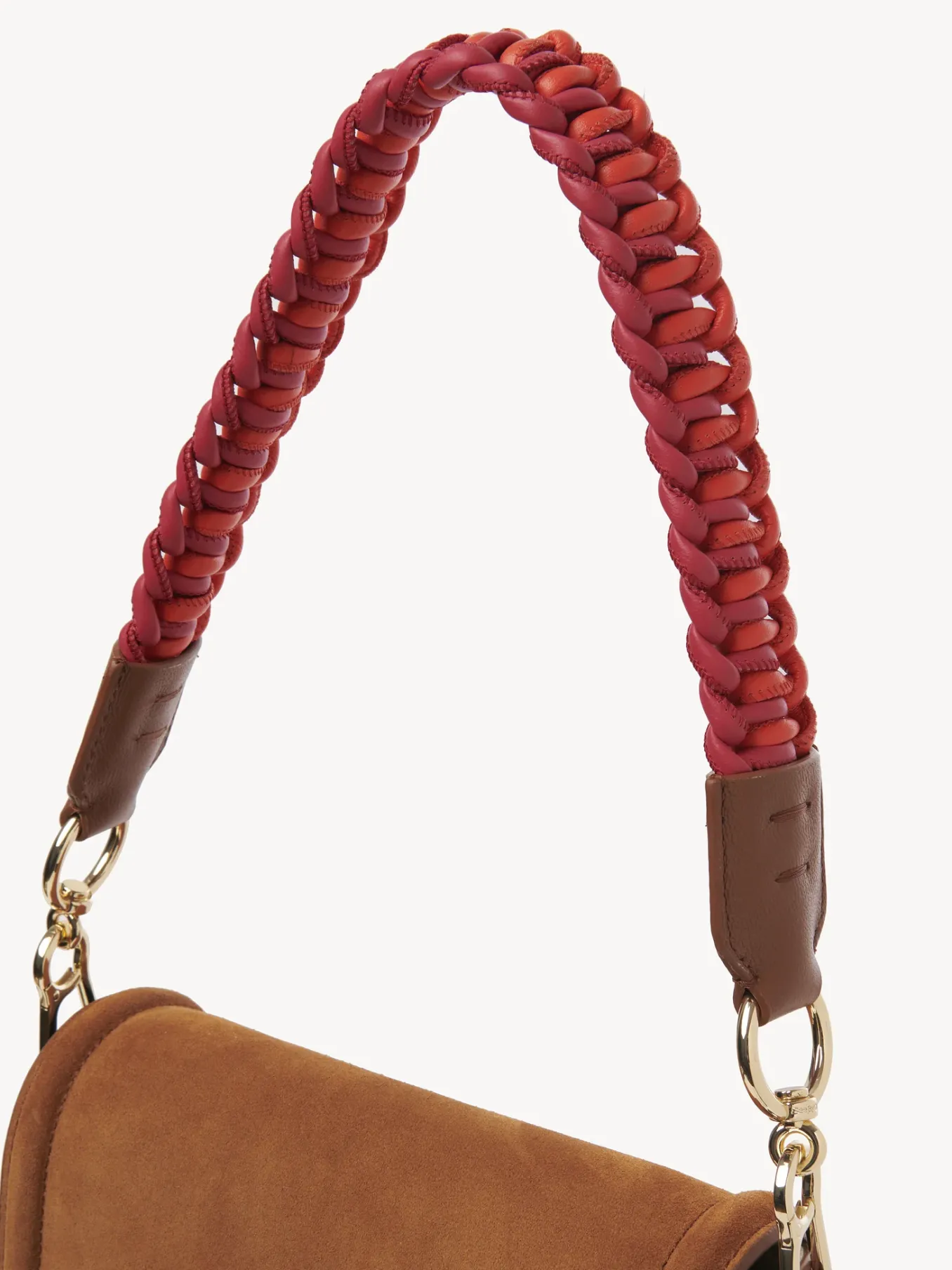 Sacs Porté Épaule-Chloé Sac Bandoulière Mara Caramello