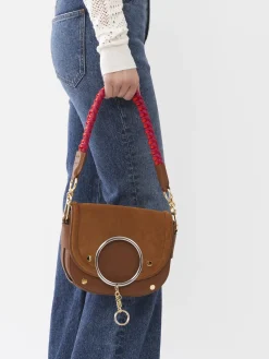 Sacs Porté Épaule-Chloé Sac Bandoulière Mara Caramello