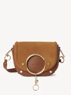 Sacs Porté Épaule-Chloé Sac Bandoulière Mara Caramello