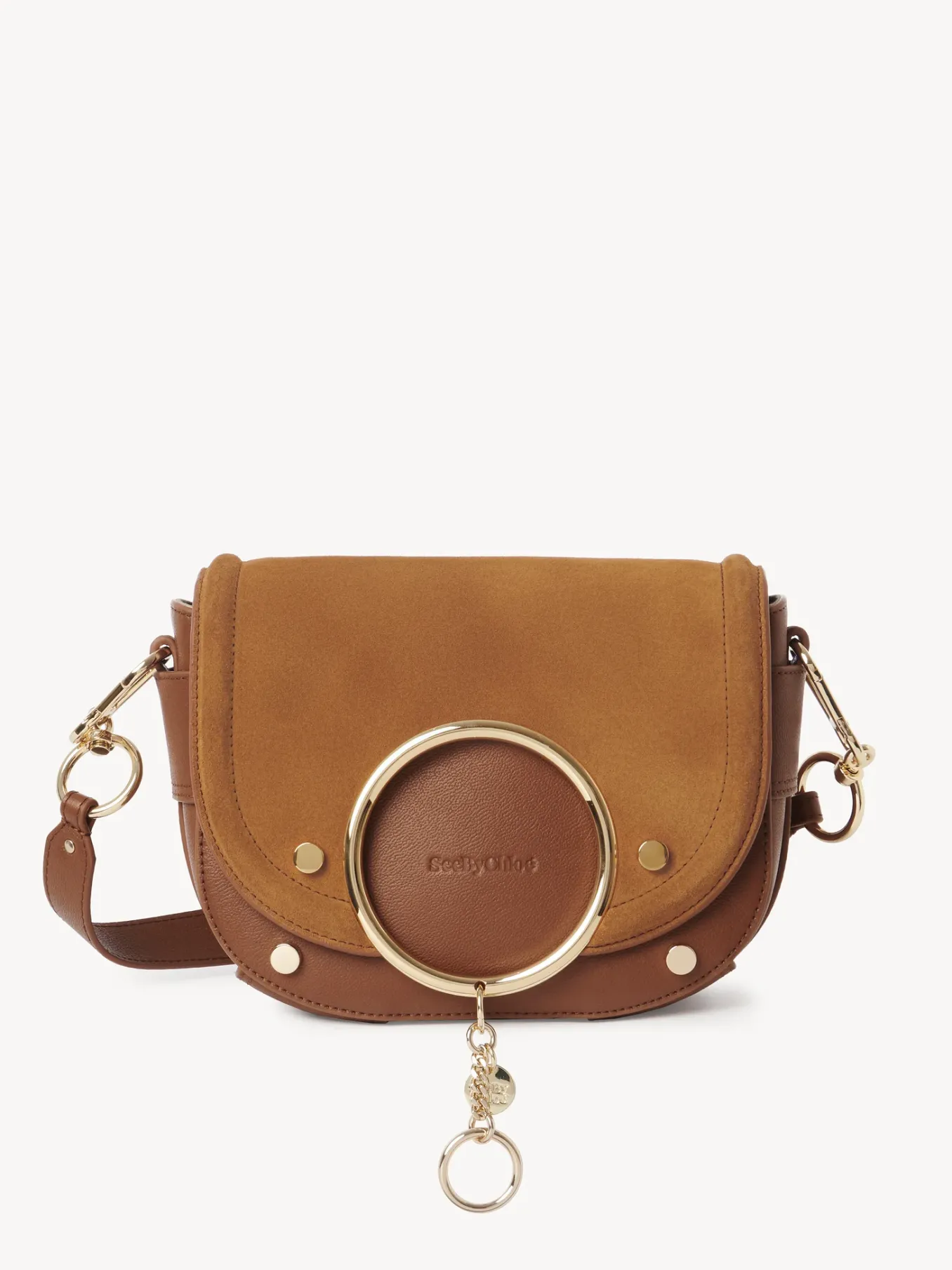 Sacs Porté Épaule-Chloé Sac Bandoulière Mara Caramello