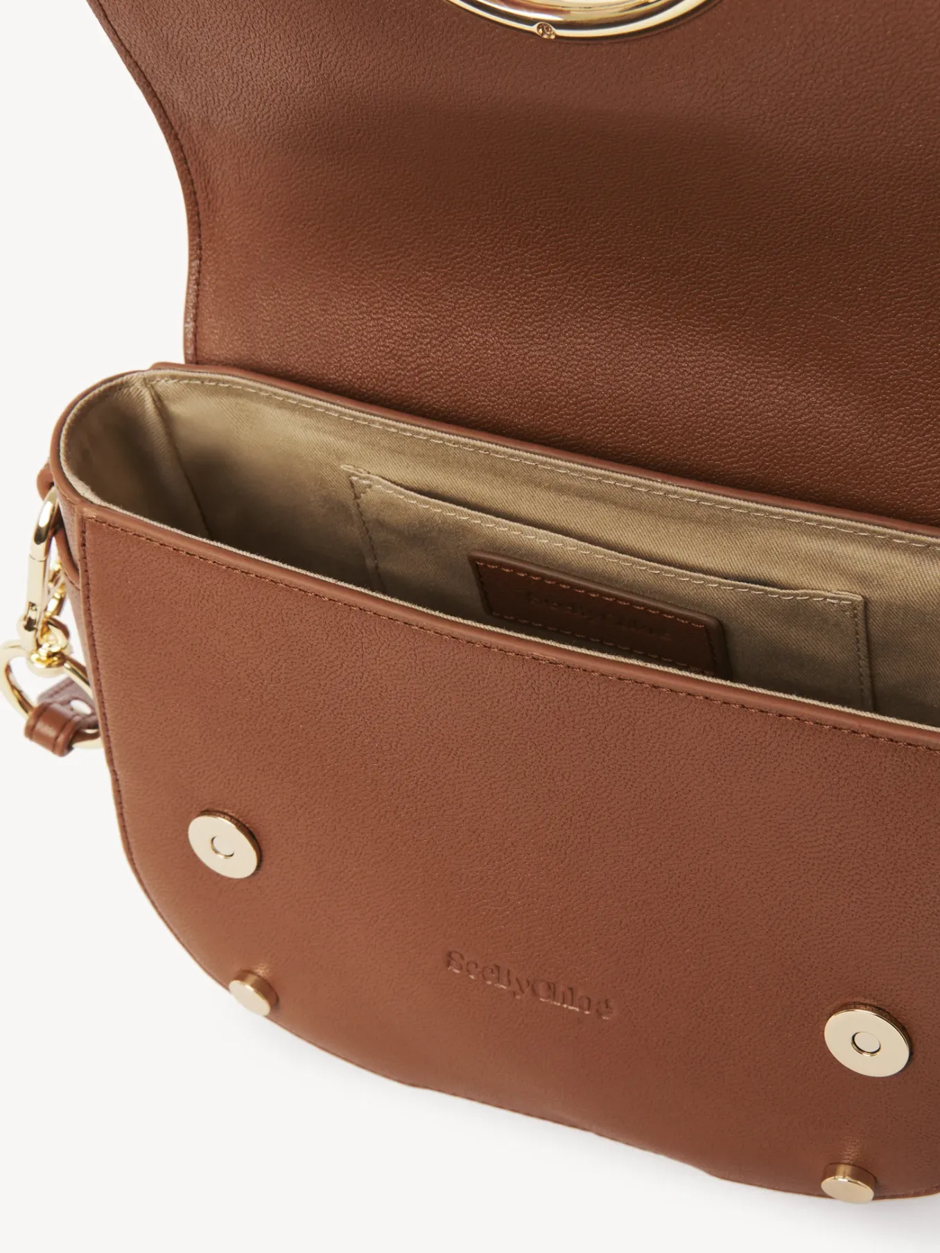 Sacs Porté Épaule-Chloé Sac Bandoulière Mara Caramello