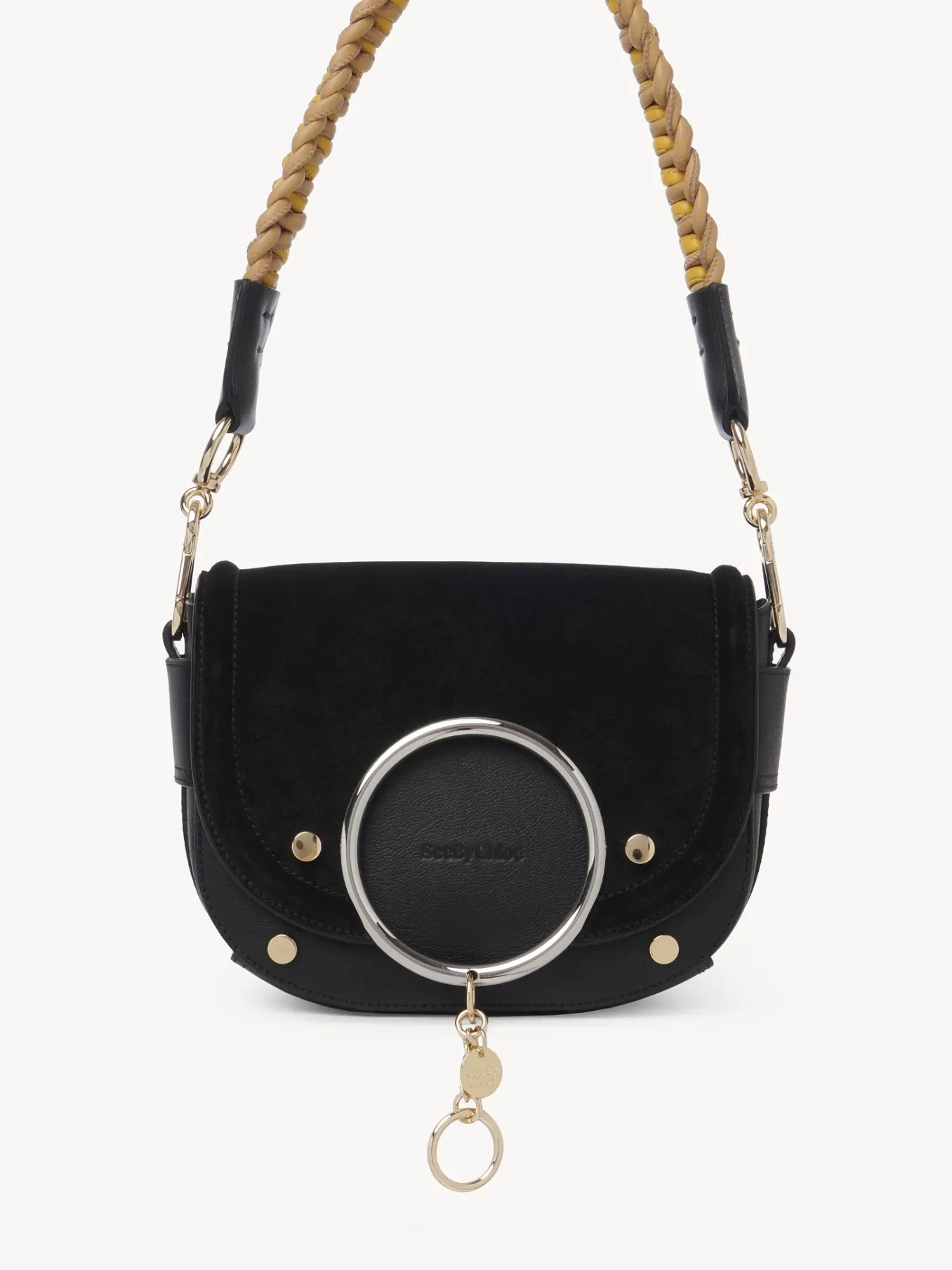 Sacs Porté Épaule-Chloé Sac Bandoulière Mara Noir