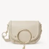 Sacs Porté Épaule-Chloé Sac Bandoulière Mara Cement Beige