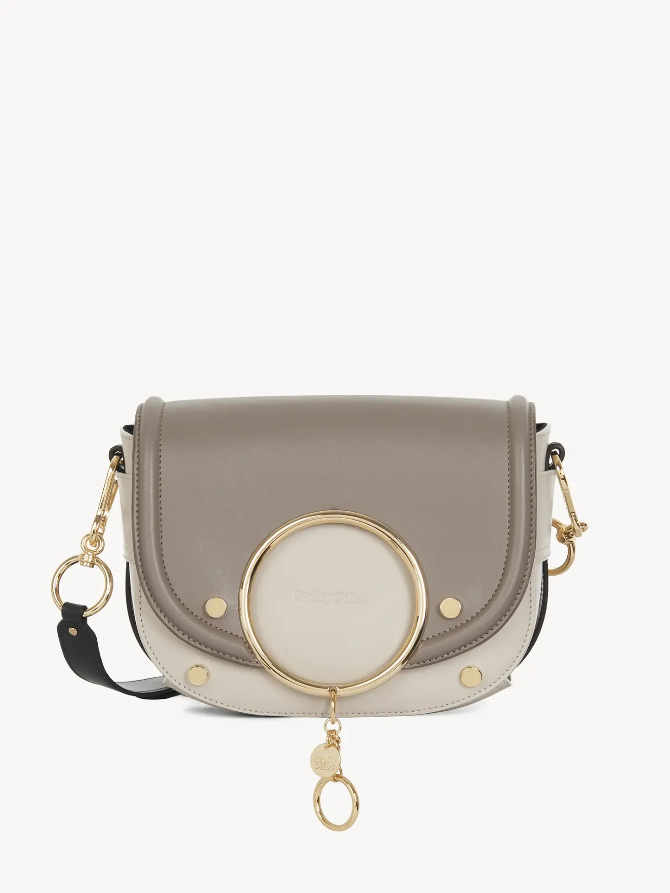 Sacs Porté Épaule-Chloé Sac Bandoulière Mara Motty Grey
