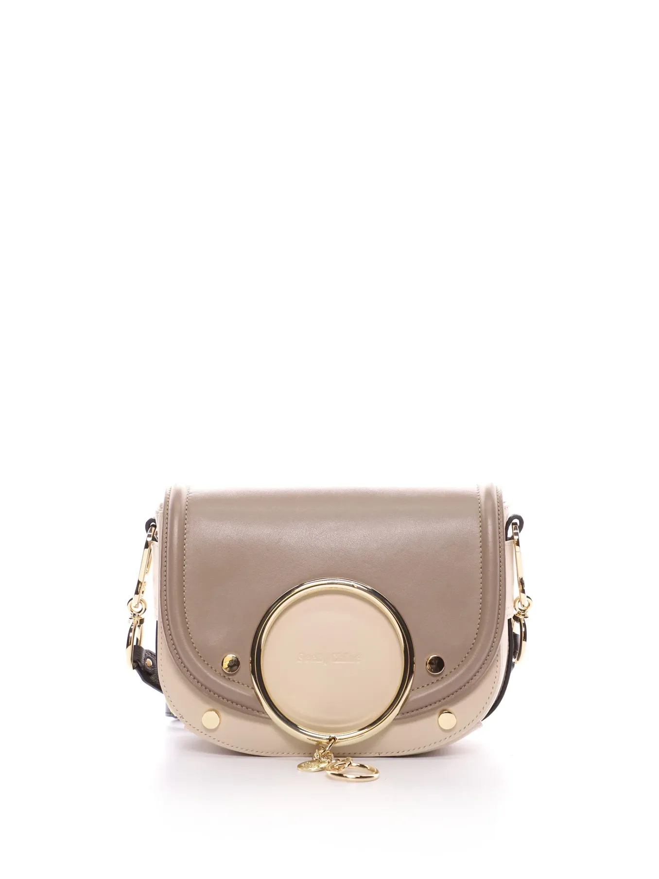 Sacs Porté Épaule-Chloé Sac Bandoulière Mara Motty Grey