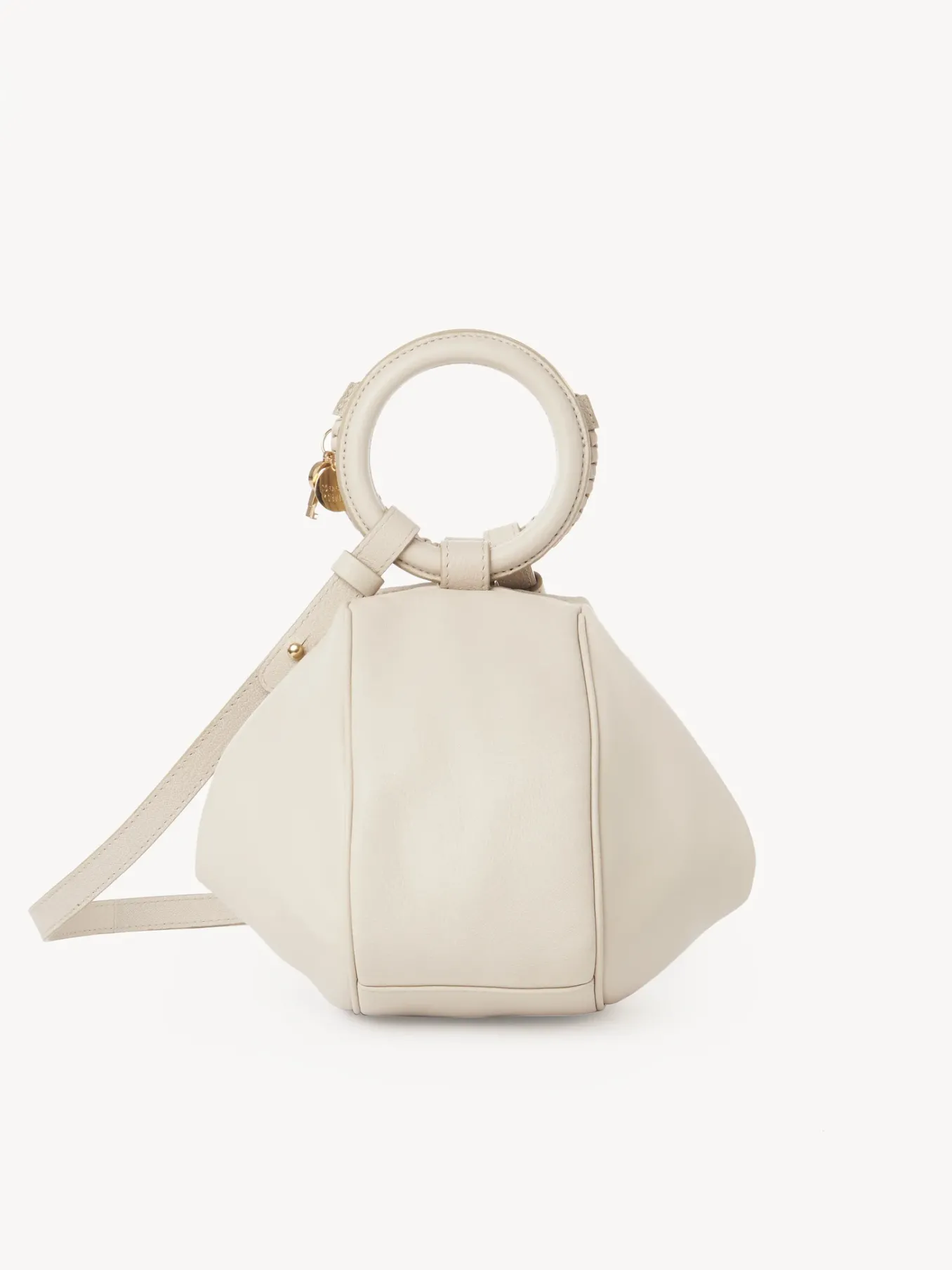 Sacs À Bandoulière-Chloé Sac Bracelet Hana Cement Beige
