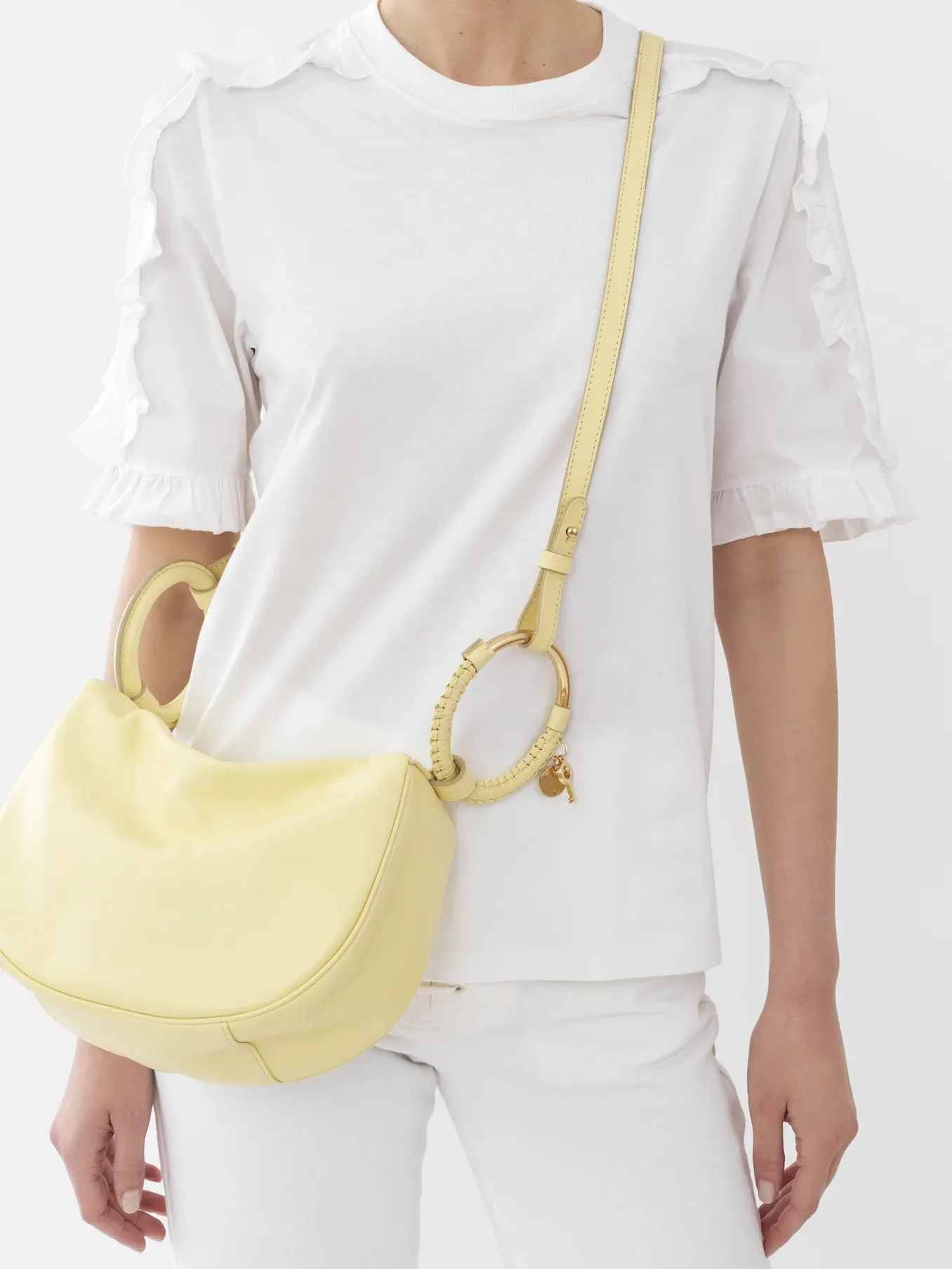 Sacs À Bandoulière-Chloé Sac Bracelet Hana Pure Yellow