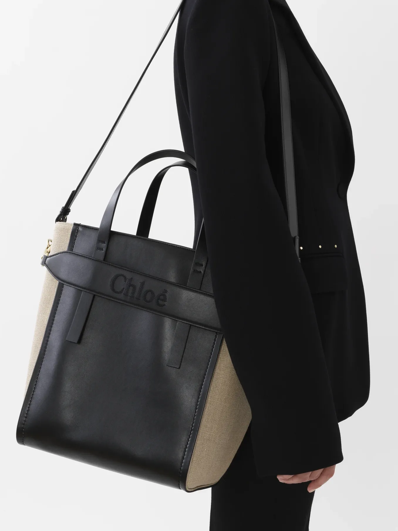 Sacs Cabas-Chloé Sac Cabas Chloe Sense Noir