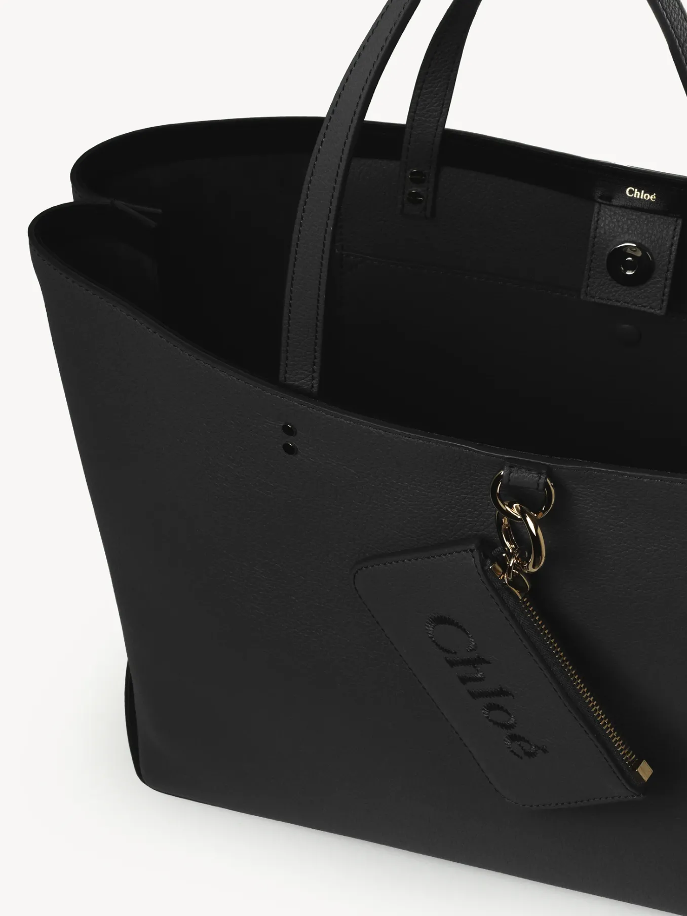 Sacs Cabas-Chloé Sac Cabas Est-Ouest Chloe Sense Noir