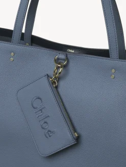 Sacs Cabas-Chloé Sac Cabas Est-Ouest Chloe Sense Shady Cobalt