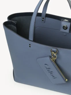 Sacs Cabas-Chloé Sac Cabas Est-Ouest Chloe Sense Shady Cobalt