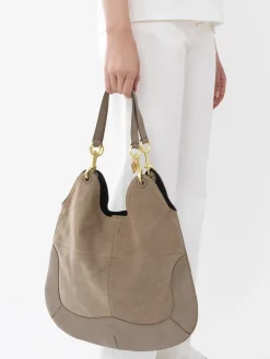 Sacs Porté Épaule-Chloé Sac Cabas Hana Motty Grey
