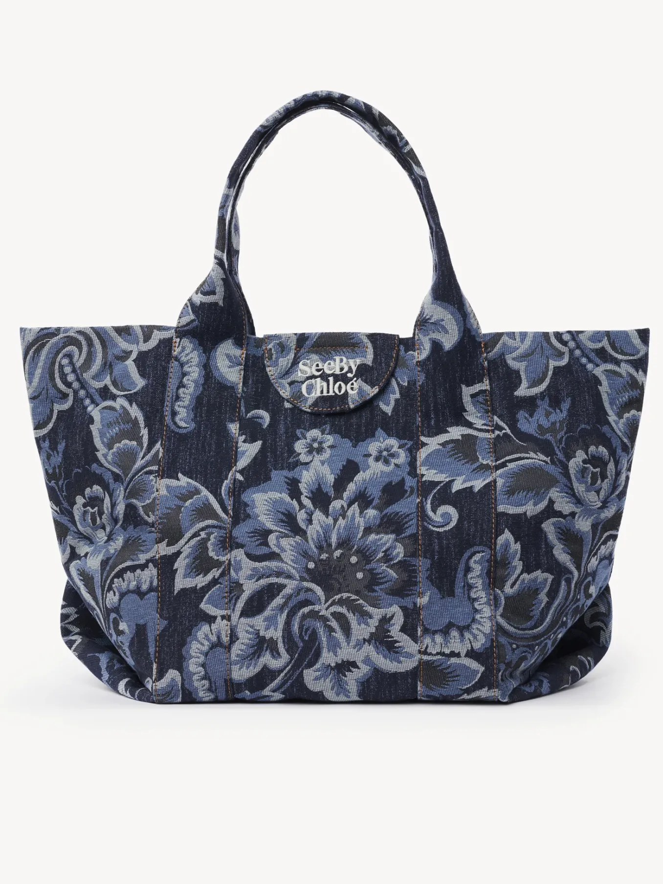 Sacs Cabas Et Paniers-Chloé Sac Cabas Laetizia Denim