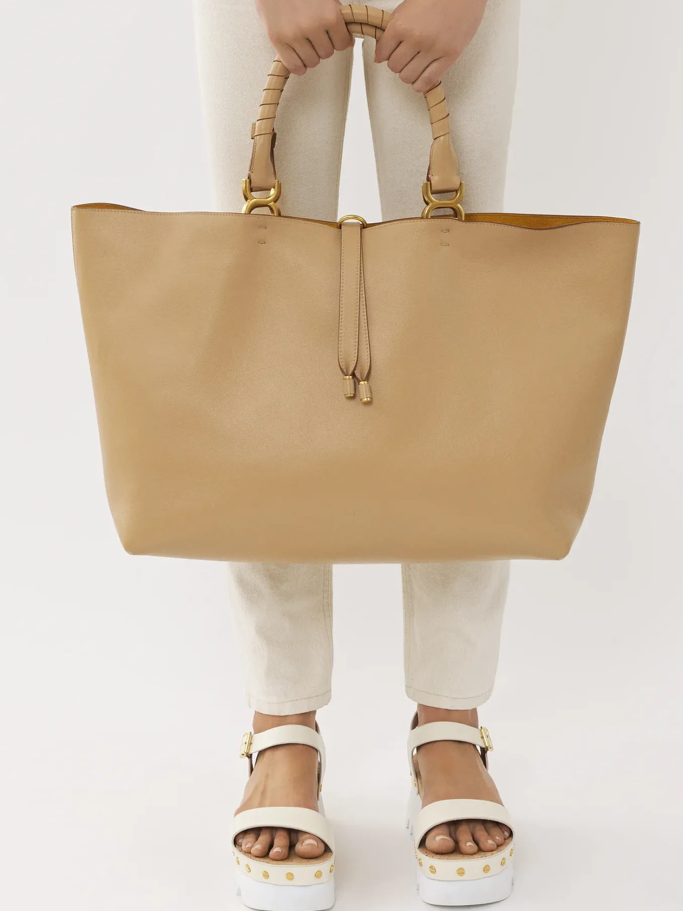 Sacs Cabas-Chloé Sac Cabas Marcie Seed Brown