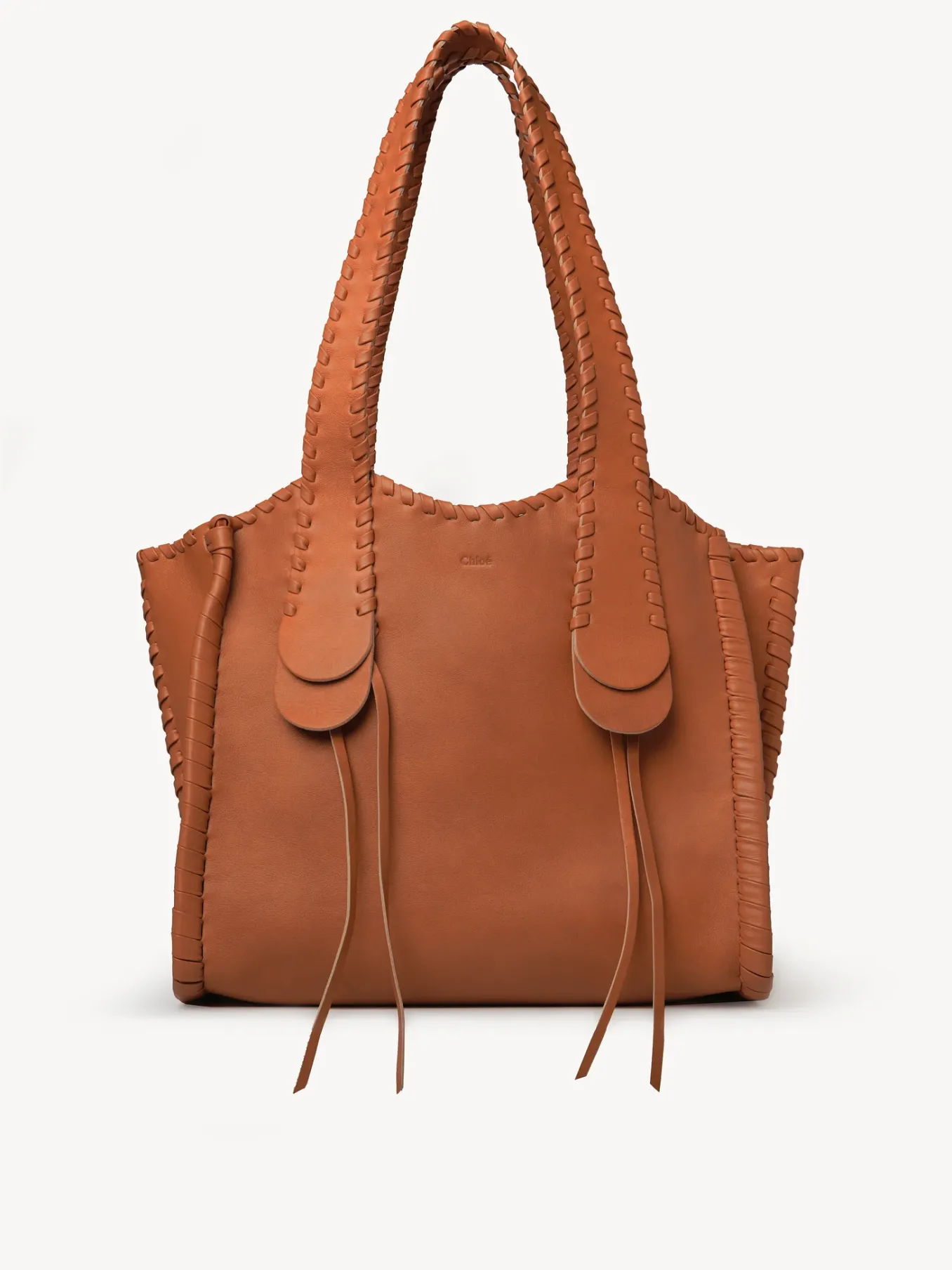 Sacs Cabas-Chloé Sac Cabas Mony Henna Orange