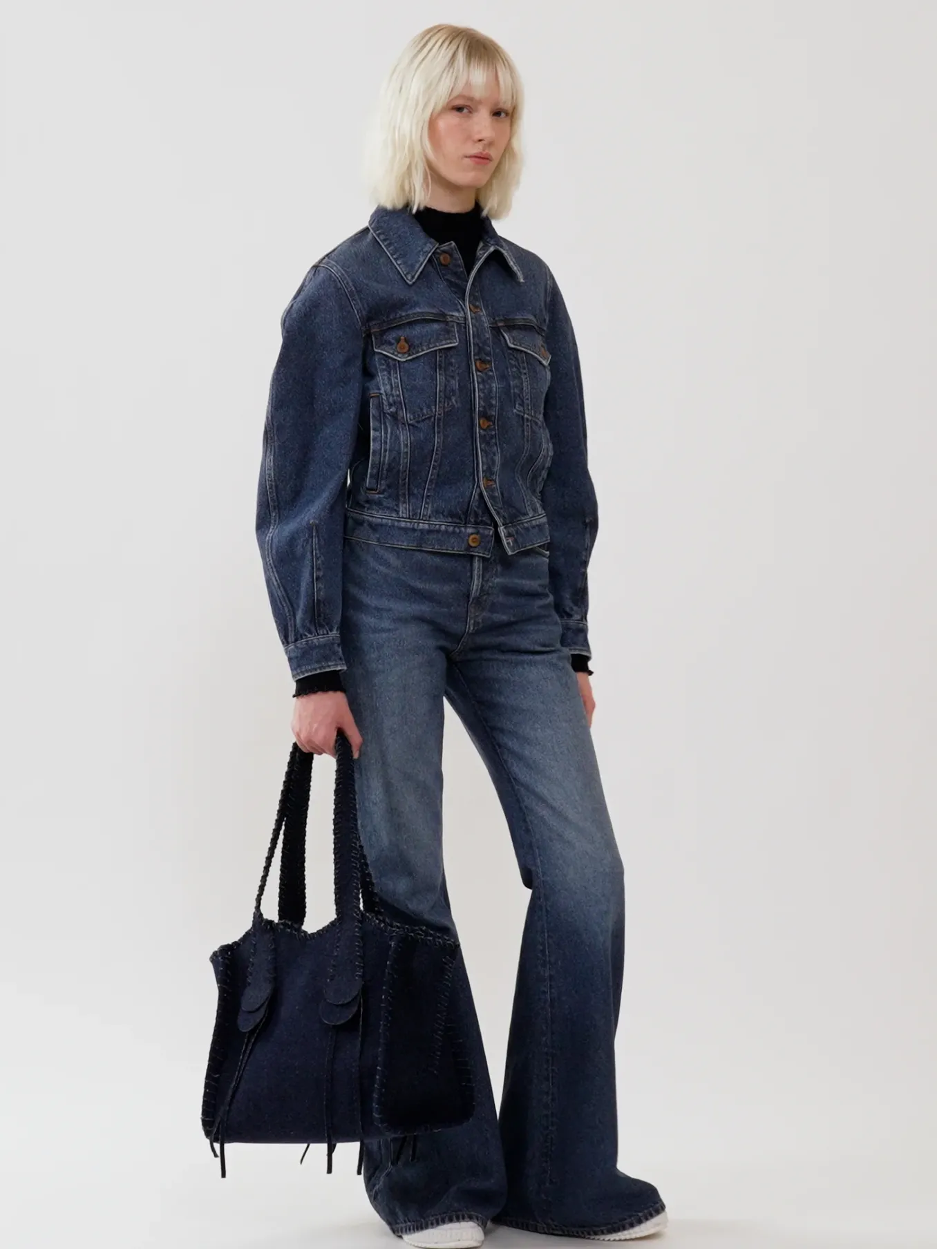 Sacs Cabas-Chloé Sac Cabas Mony Denim