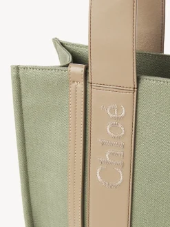 Sacs Cabas-Chloé Sac Cabas Woody Faded Green