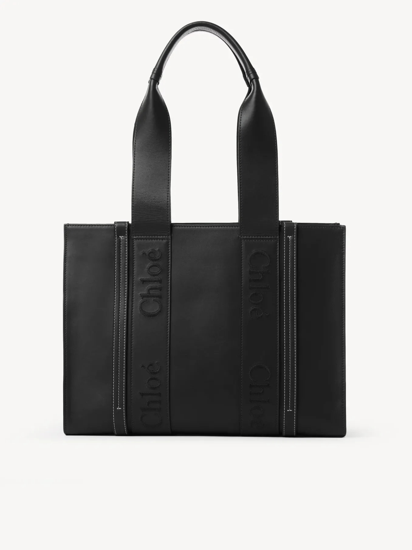 Sacs Cabas-Chloé Sac Cabas Woody Noir