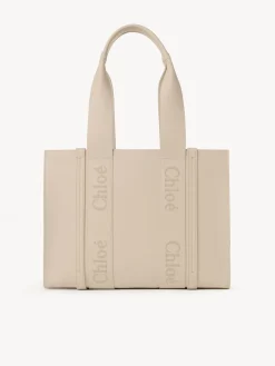 Sacs Cabas-Chloé Sac Cabas Woody Cement Pink