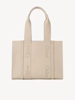 Sacs Cabas-Chloé Sac Cabas Woody Cement Pink