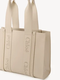 Sacs Cabas-Chloé Sac Cabas Woody Cement Pink