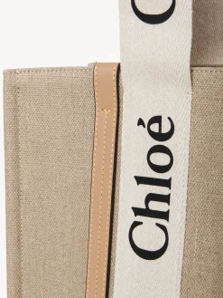 Sacs Cabas-Chloé Sac Cabas Woody White - Beige 1