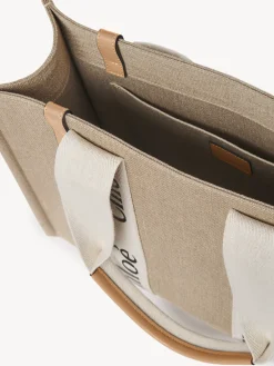 Sacs Cabas-Chloé Sac Cabas Woody White - Beige 1