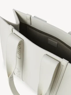 Sacs Cabas-Chloé Sac Cabas Woody Blanc